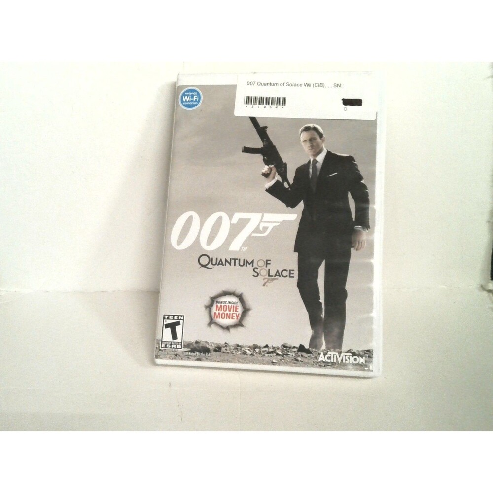 Quantum of Solace For Wii 007 Shooter CIB Action